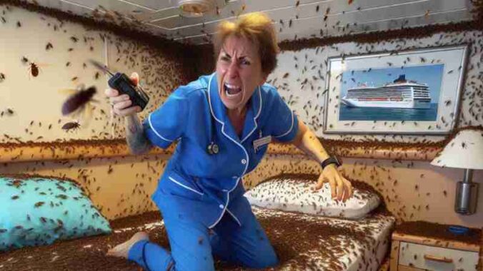 Australian Nurse's Nightmare: How Corrine McIvor's P&O Cruise Vacation Turned into a Bed Bug Infested Ordeal, Concept art for illustrative purpose, tags: einer - Monok